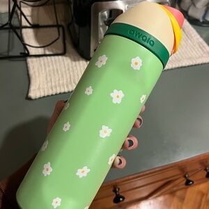 Owala Green Floral Water Bottle